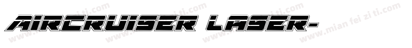 Aircruiser Laser字体转换